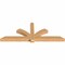 Ekena Millwork Redmond Smooth Timber Gable Bracket, Western Red Cedar, 96"W x 36"H x 5 1/2"D x 5 1/2"F, 9/12 Pitch GBW096X36X0606RED00SWR - alternate 2